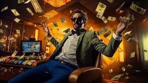 Pengguna mobile meninjau halaman emas di atom123