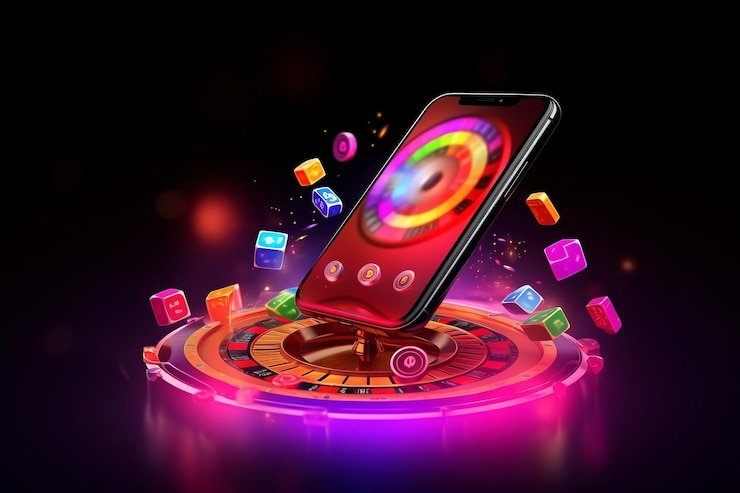 Suasana laut atom123 tetap rapi pada layar responsif